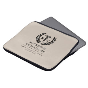 Personalisierter RN Nursing School Abschluss Elega Laptopschutzhülle
