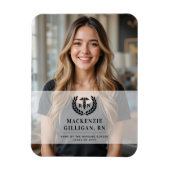 Personalisierter RN Nursing School Abschluss Elega Magnet (Vertikal)