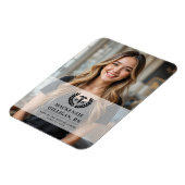 Personalisierter RN Nursing School Abschluss Elega Magnet (Linke Seite)