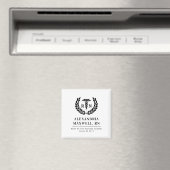 Personalisierter RN Nursing School Abschluss Elega Magnet (In Situ (Geschirrspüler))