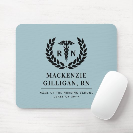 Personalisierter RN Nursing School Abschluss Elega Mousepad (Mit Mouse)