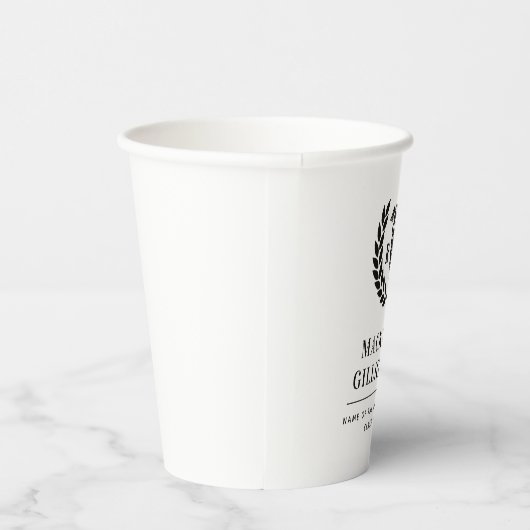 Personalisierter RN Nursing School Abschluss Elega Pappbecher (Rechts)