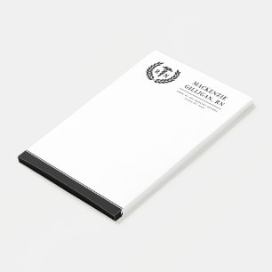 Personalisierter RN Nursing School Abschluss Elega Post-it Klebezettel