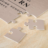 Personalisierter RN Nursing School Abschluss Elega Puzzle (Seite)