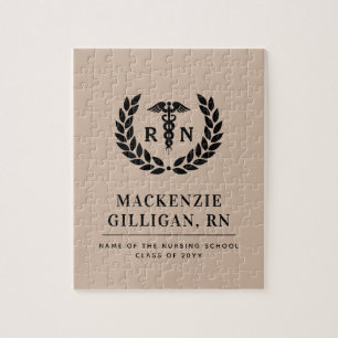 Personalisierter RN Nursing School Abschluss Elega Puzzle