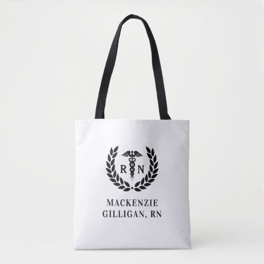 Personalisierter RN Nursing School Abschluss Elega Tasche (Vorderseite)