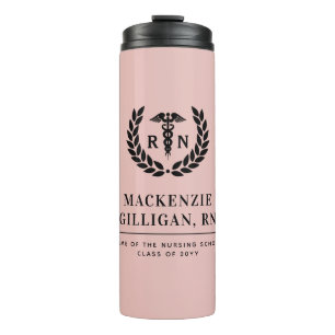 Personalisierter RN Nursing School Abschluss Elega Thermosbecher