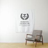 Personalisierter RN Nursing School Abschluss Elega Wandteppich (Beispiel)