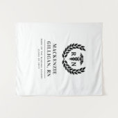 Personalisierter RN Nursing School Abschluss Elega Wandteppich (Vorderseite (Horizontal))