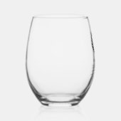 Personalisierter RN Nursing School Abschluss Elega Weinglas Ohne Stiel (Rechts)