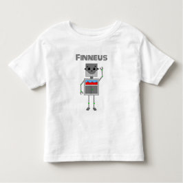 Personalisierter Roboter Kleinkind T-shirt