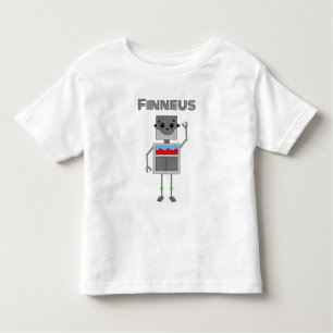 Personalisierter Roboter Kleinkind T-shirt