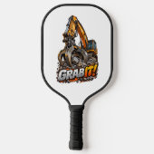 Personalisierter Robuster Greifer Bagger Pickleball Schläger (Rückseite)