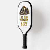 Personalisierter Robuster Greifer Bagger Pickleball Schläger (Links)