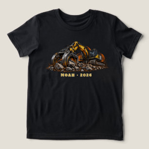 Personalisierter Robuster Greifer Bagger Tri-Blend Shirt