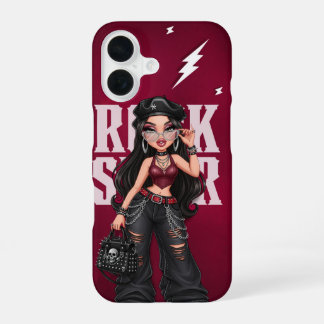 Personalisierter Rock Star-TelefonCase iPhone 16 Hülle