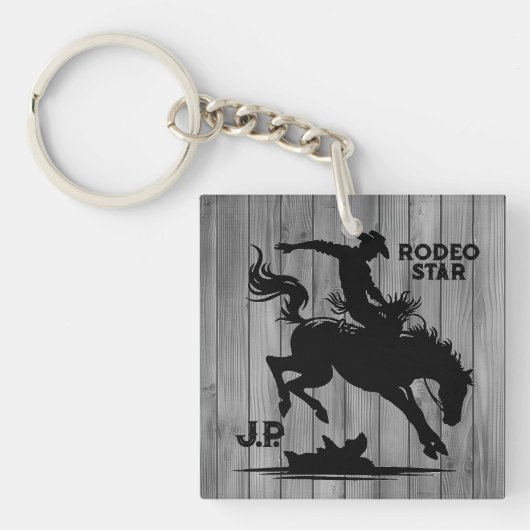Personalisierter Rodeo-Star Schlüsselanhänger (Vorderseite)