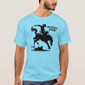 Personalisierter Rodeo-Star T-Shirt (Vorderseite)