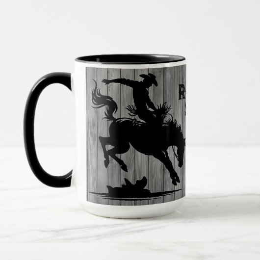 Personalisierter Rodeo-Star Tasse (Links)