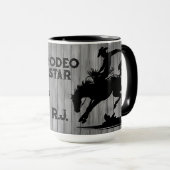 Personalisierter Rodeo-Star Tasse (VorderseiteRechts)