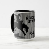 Personalisierter Rodeo-Star Tasse (Vorderseite Links)