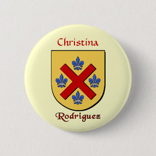 Personalisierter Rodriguez-Schild Button