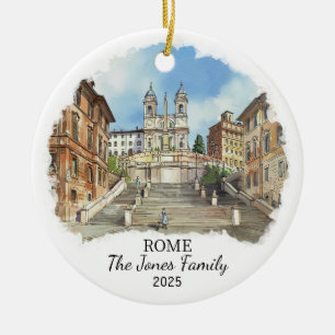 Personalisierter Rom Schmuck, Italien Keramik Ornament