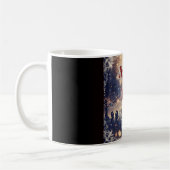 Personalisierter romantischer Neujahrsfeier-Mug Kaffeetasse (Links)