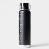 Personalisierter Röntgentechniker - technische Ges Trinkflasche (Rückseite)