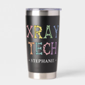 Personalisierter Röntgentechniker Thermobecher (Links)