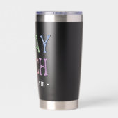 Personalisierter Röntgentechniker Thermobecher (Rückseite)
