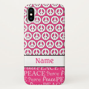 Personalisierter rosa iPhone x hülle