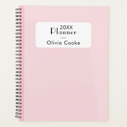 Personalisierter rosa Digitalplaner mit Individuel Planer (Vorderseite)