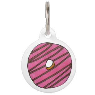 Personalisierter Rosa Donut Doughnut Feinschmecker Tiermarke