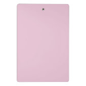 Personalisierter rosa floraler Planer Mini Klemmbrett (Rückseite)