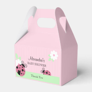 Personalisierter rosa geschenkschachtel