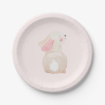 Personalisierter rosa Hase Erstes Geburtstags-Papi