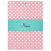 Personalisierter rosa klemmbrett (Rückseite)