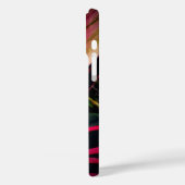 Personalisierter rosa Leaf Apple iPhone Case (Rückseite / Links)