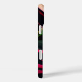 Personalisierter rosa Leaf Apple iPhone Case (Rückseite / Rechts)