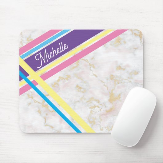 Personalisierter, rosa Maus-Schreibtisch-PC Mousepad (Mit Mouse)