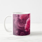 Personalisierter Rosa Rauch Kaffeetasse (Links)
