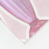 Personalisierter Rosa Retro-Milchshake Niedlich Co Fleecedecke (Ecke)