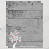 Personalisierter Rosa Valentinerharnbaum (Vorne/Hinten)