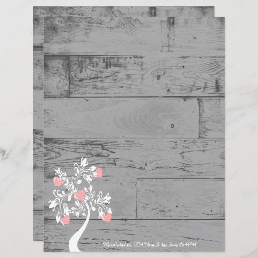 Personalisierter Rosa Valentinerharnbaum (Vorne/Hinten)