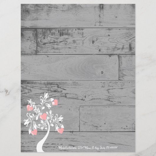 Personalisierter Rosa Valentinerharnbaum (Vorderseite)