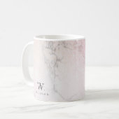 Personalisierter Rose-Glitzer Kaffeetasse (Vorderseite Links)