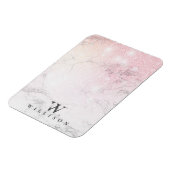 Personalisierter Rose-Glitzer Magnet (Linke Seite)