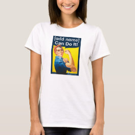 Personalisierter Rosie der Nieteneinschläger "kann T-Shirt