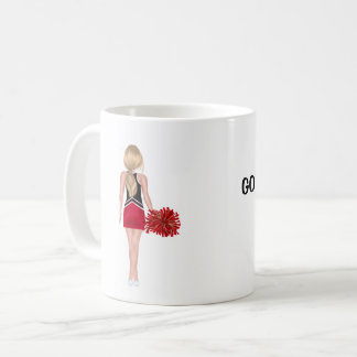 Personalisierter Rot- und Schwarzchef Kaffeetasse
